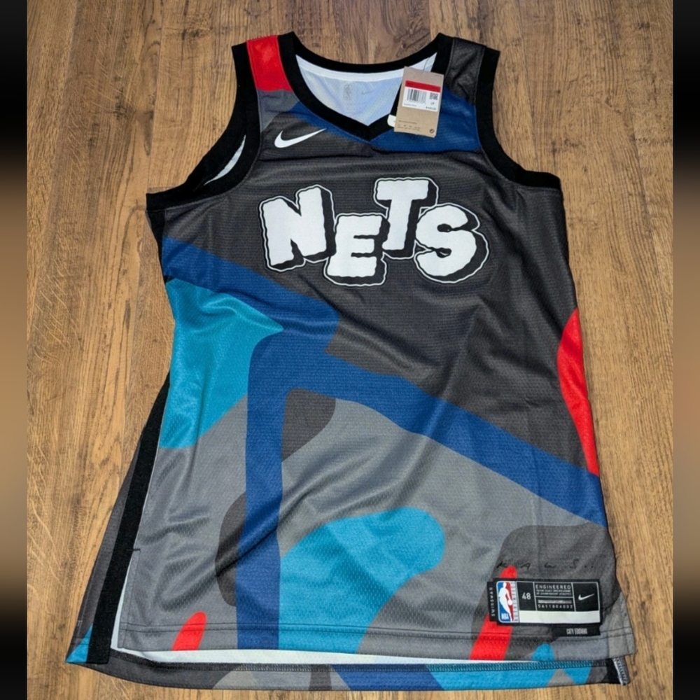 Brooklyn Nets City Edition NBA Jersey Nike Size Large 60‎ Basketball